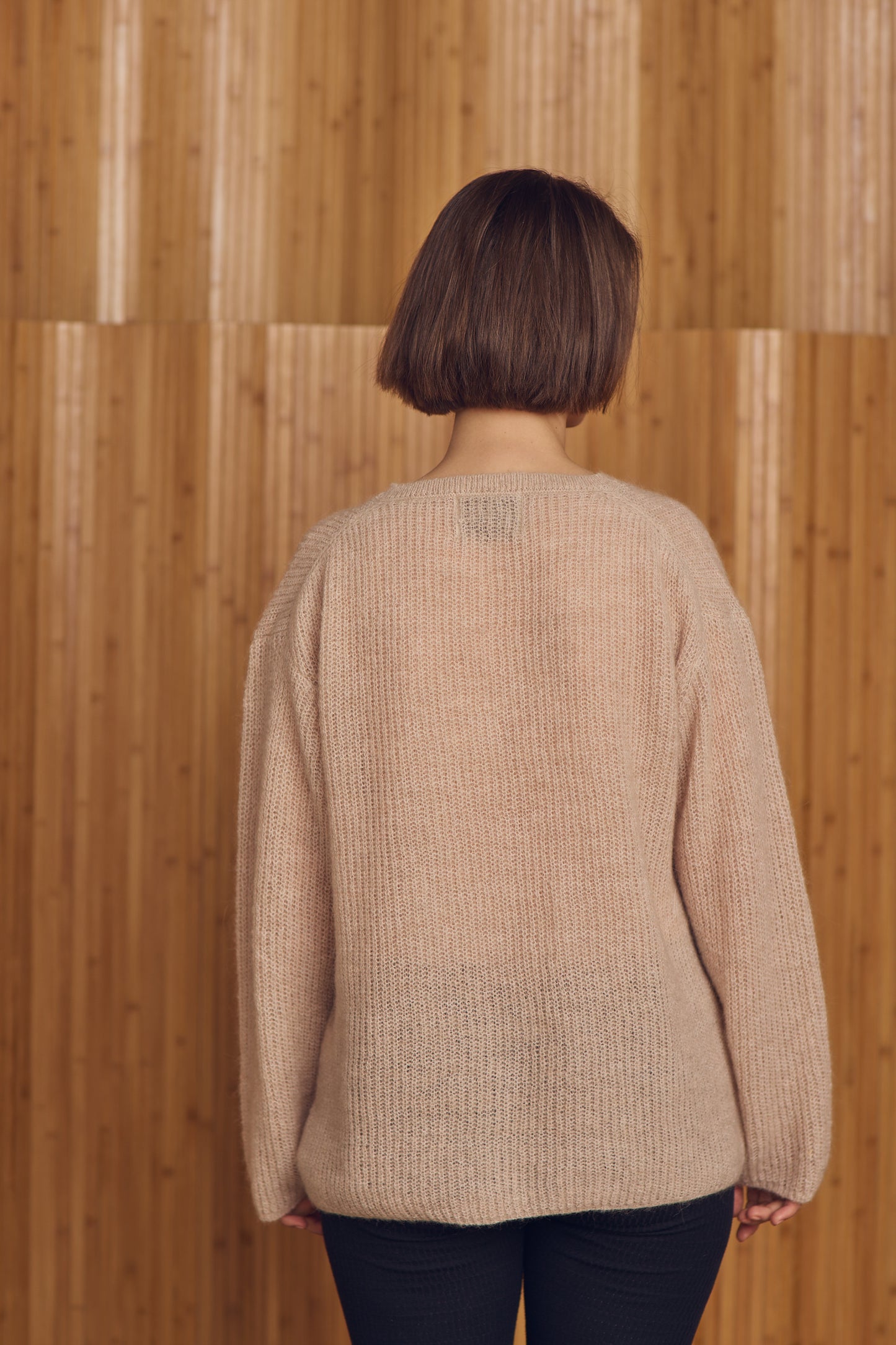 Ecru Wool Sweater