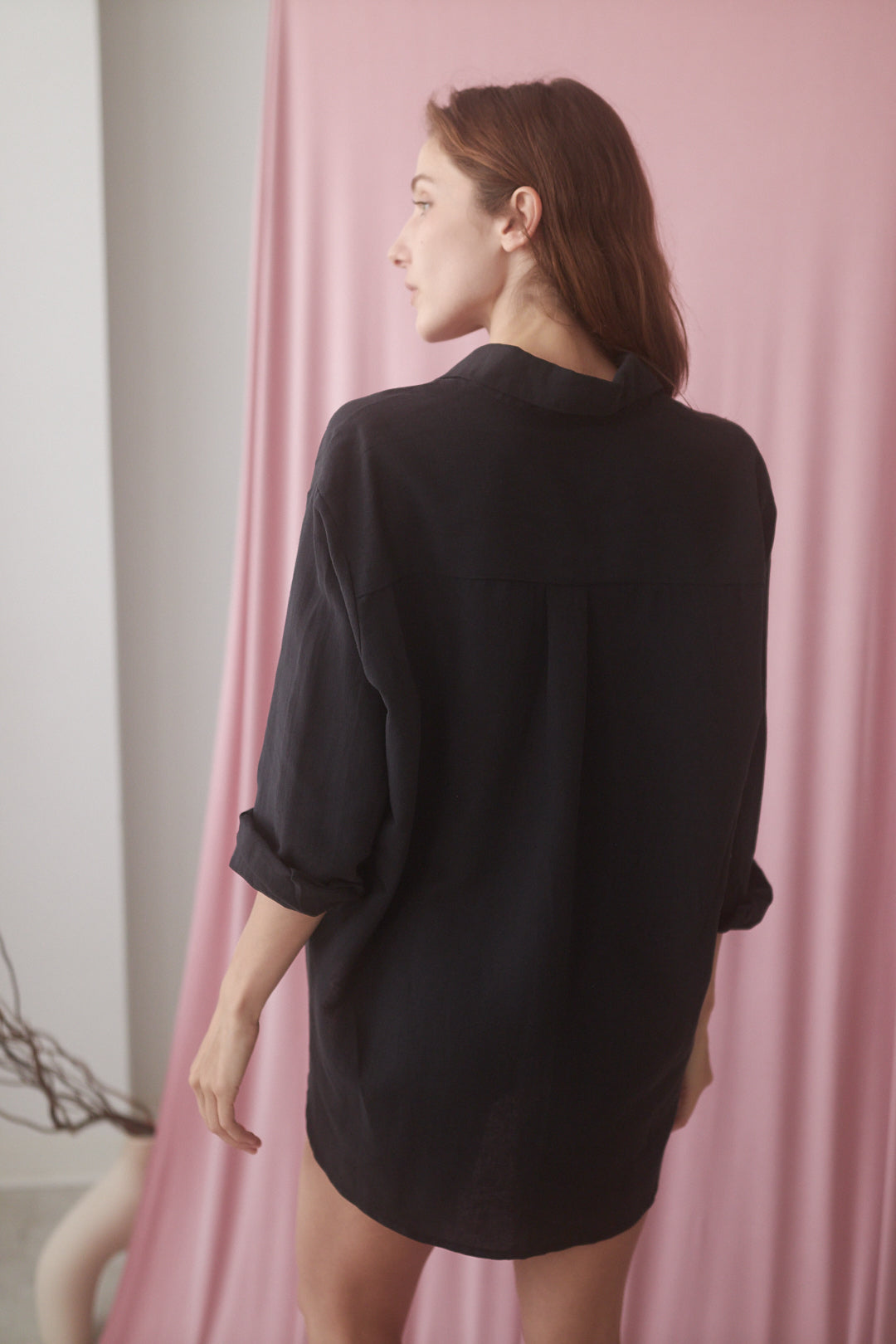 Black Oversized Shirt - ARCHIVE SALE