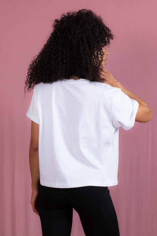 White Organic Cotton Top - ARCHIVE SALE