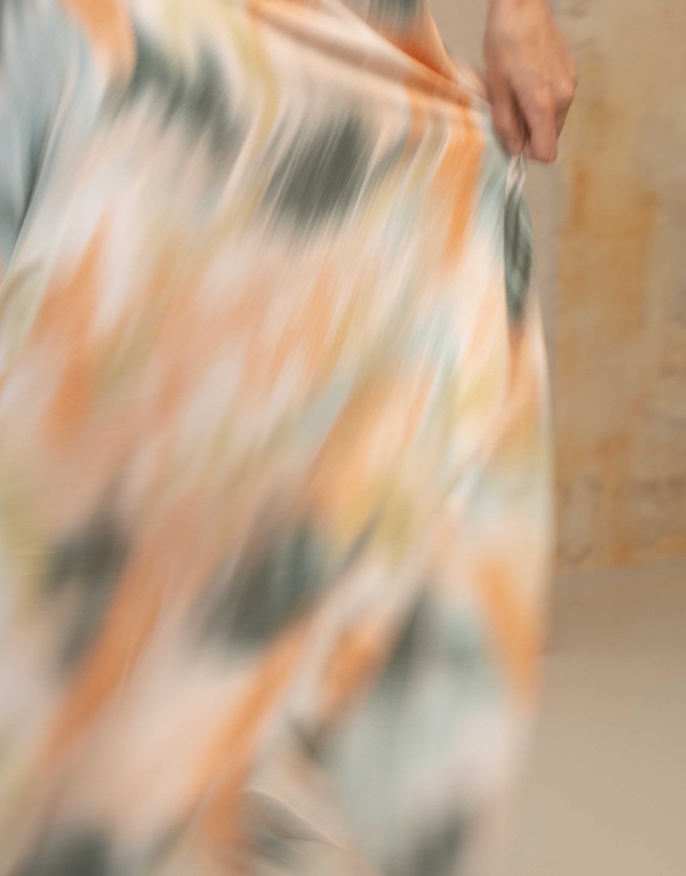 Printed Ecovero Viscose Scarf - ARCHIVE SALE