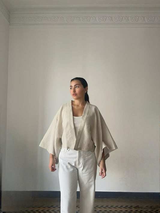 Ecru Kimono Jacket - ARCHIVE SALE