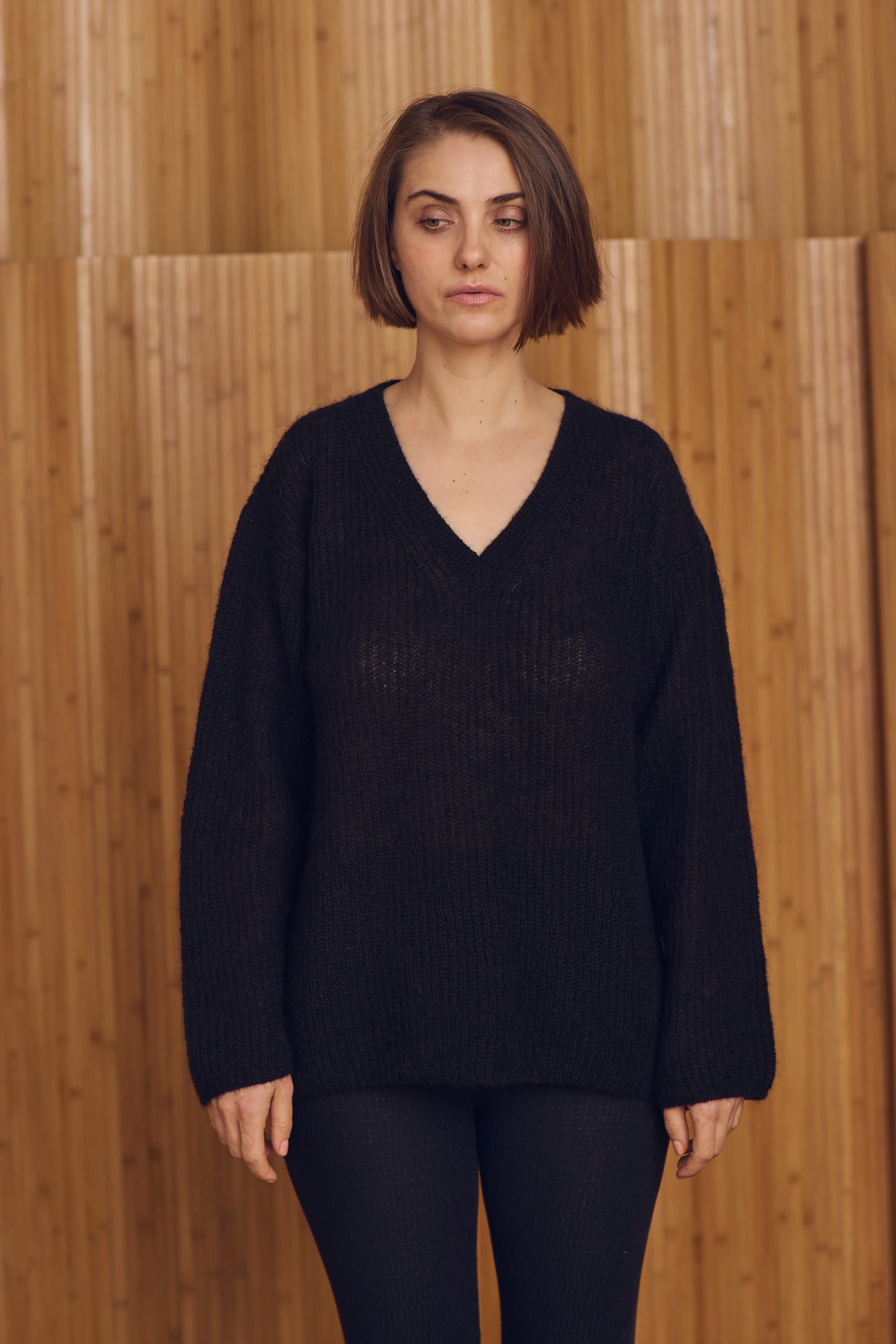 Black Wool Sweater