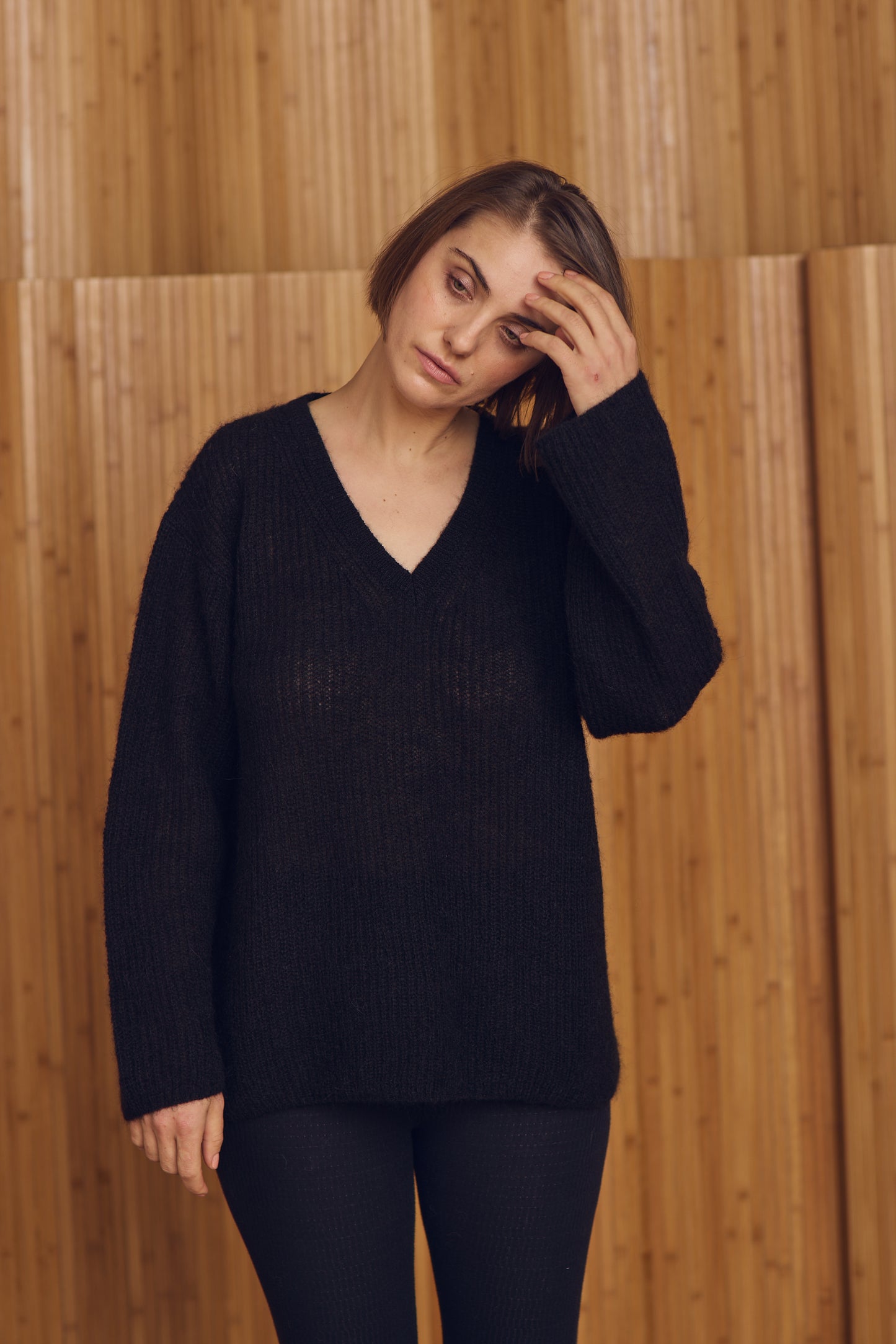 Black Wool Sweater