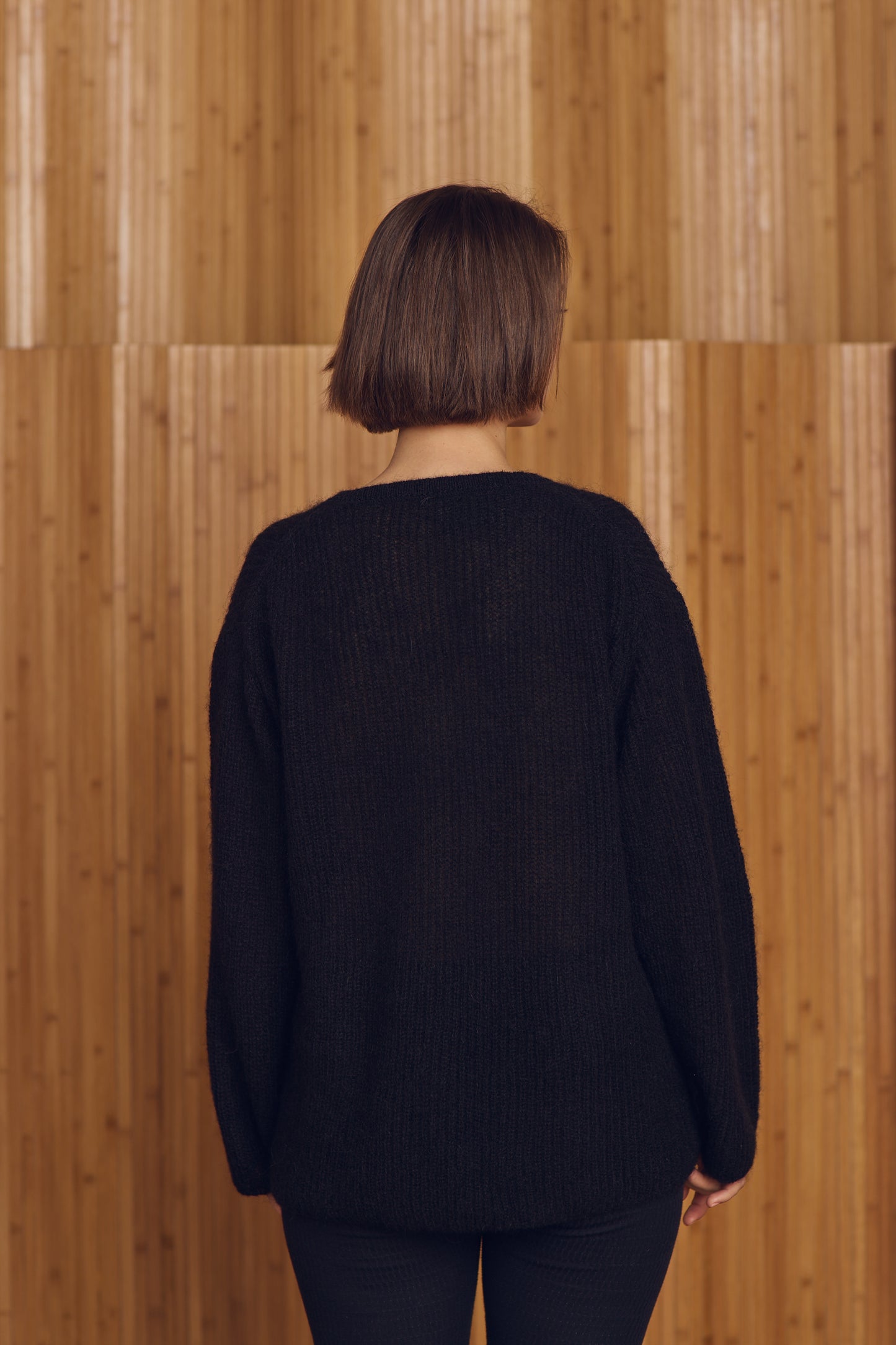 Black Wool Sweater