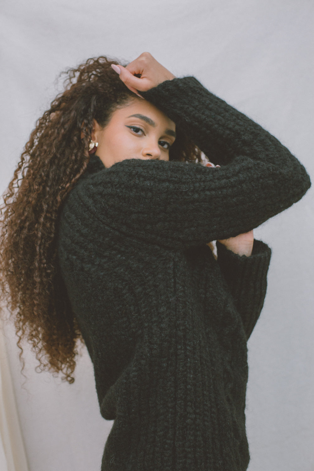 Recycled Wool Heavy Knit Sweater - ARCHIVE SALE