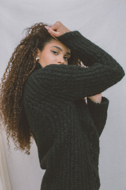 Recycled Wool Heavy Knit Sweater - ARCHIVE SALE