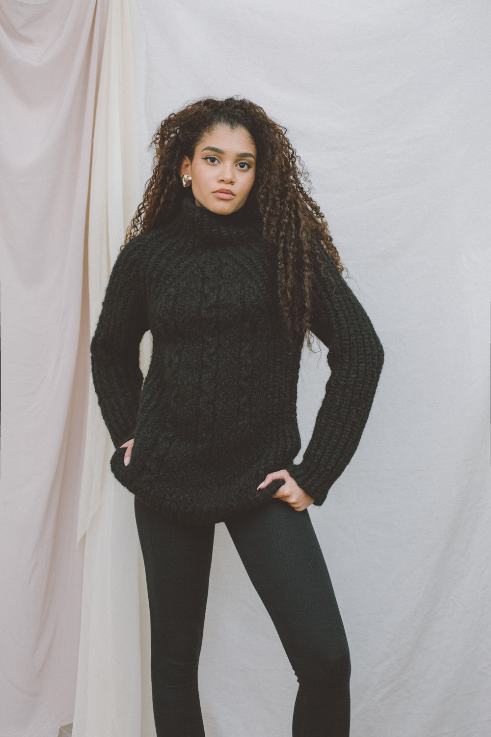Recycled Wool Heavy Knit Sweater - ARCHIVE SALE