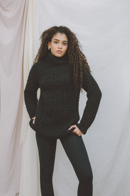 Recycled Wool Heavy Knit Sweater - ARCHIVE SALE