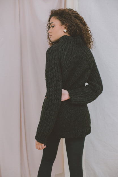 Recycled Wool Heavy Knit Sweater - ARCHIVE SALE