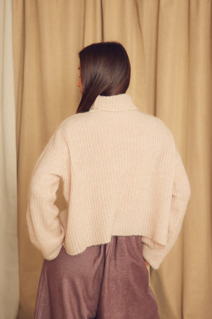 Ecru Wool Sweater - ARCHIVE SALE