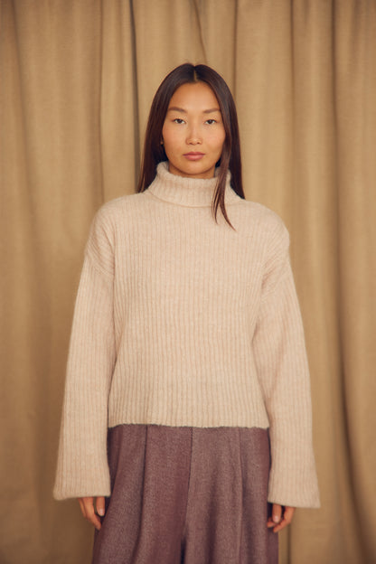 Ecru Wool Sweater - ARCHIVE SALE