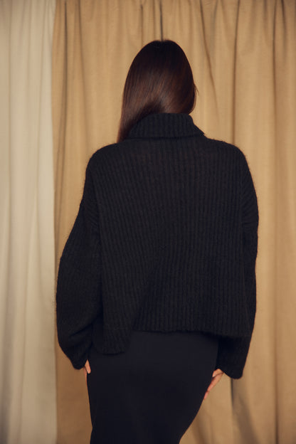 Black Wool Sweater - ARCHIVE SALE