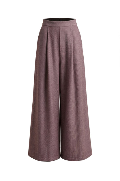 Cocoa Organic Cotton Wide Trousers
