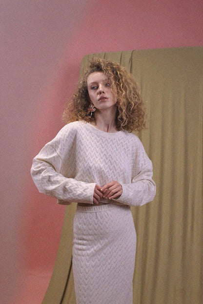 Crochet Organic Cotton Skirt - ARCHIVE SALE