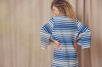 Stripe Organic Cotton Mini Dress - ARCHIVE SALE