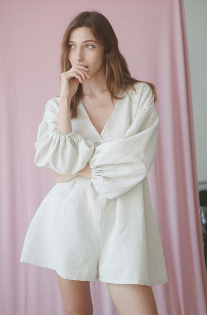 NATURAL PLAYSUIT- ARCHIVE SALE