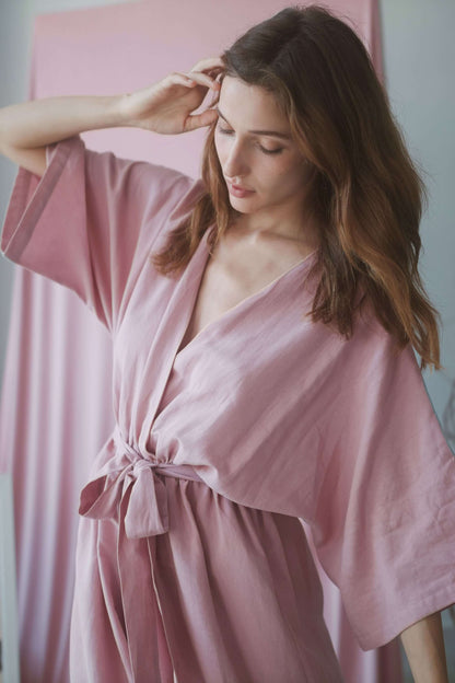 ROSE KIMONO JUMPSUIT | COSSAC