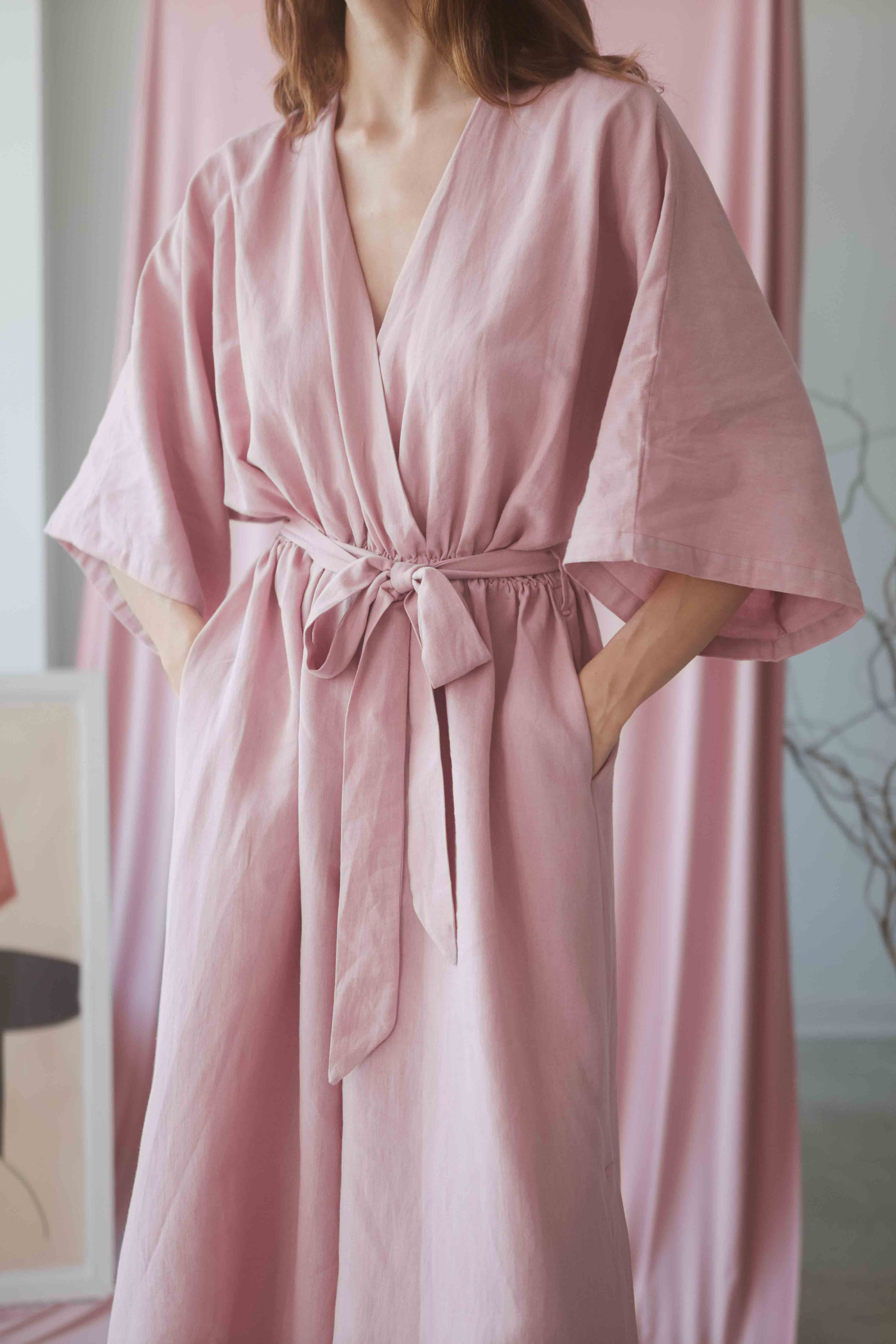 ROSE KIMONO JUMPSUIT | COSSAC