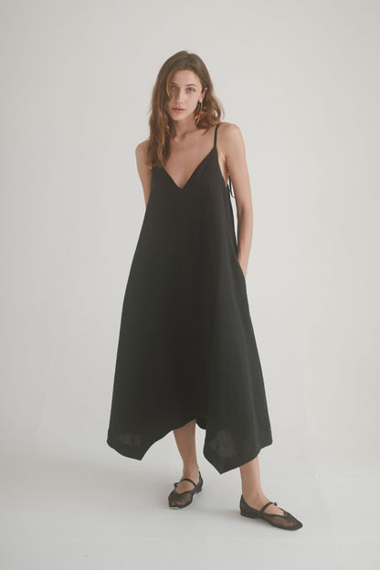 BLACK MIDI DRESS - ARCHIVE SALE