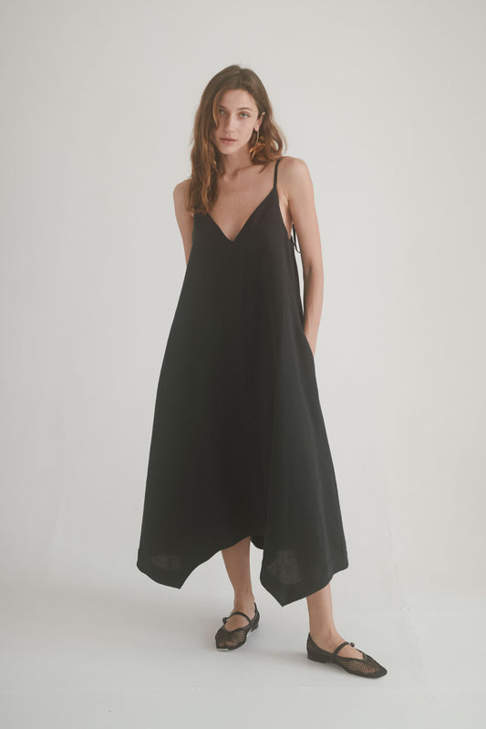 BLACK MIDI DRESS - ARCHIVE SALE