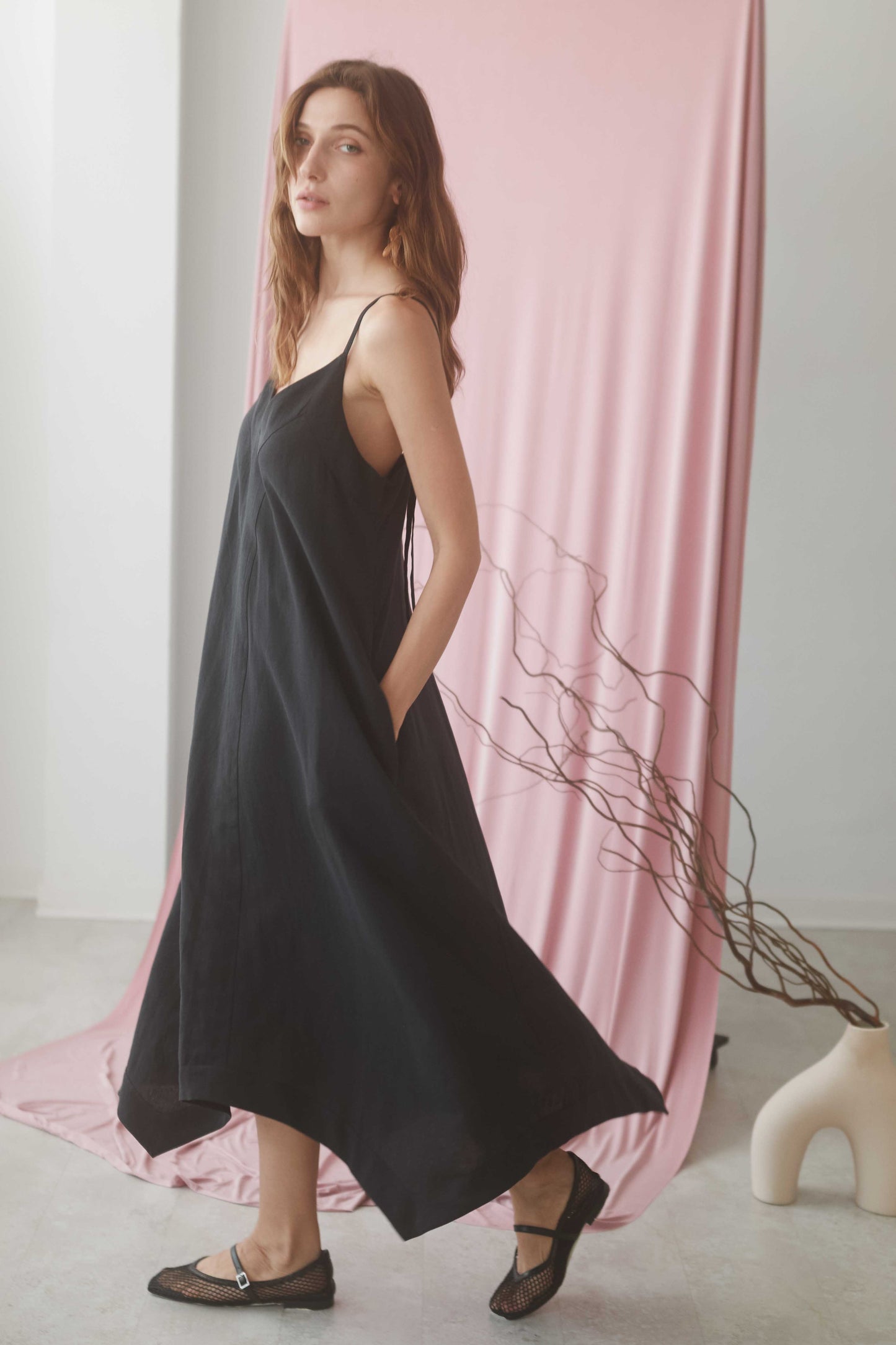 BLACK MIDI DRESS - ARCHIVE SALE