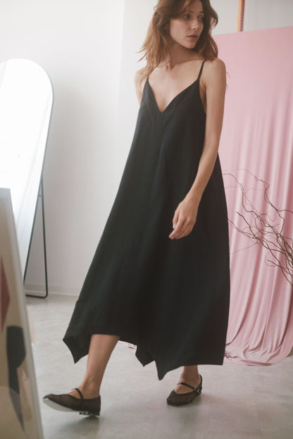 BLACK MIDI DRESS - ARCHIVE SALE