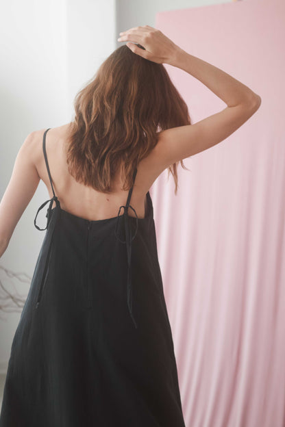 BLACK MIDI DRESS - ARCHIVE SALE