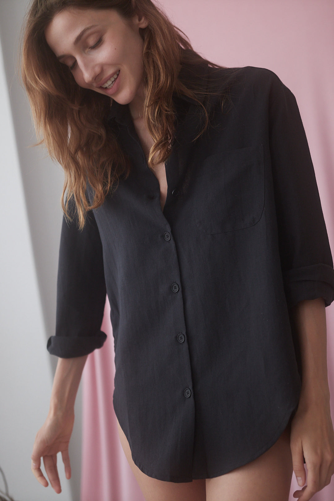 Black Oversized Shirt - ARCHIVE SALE