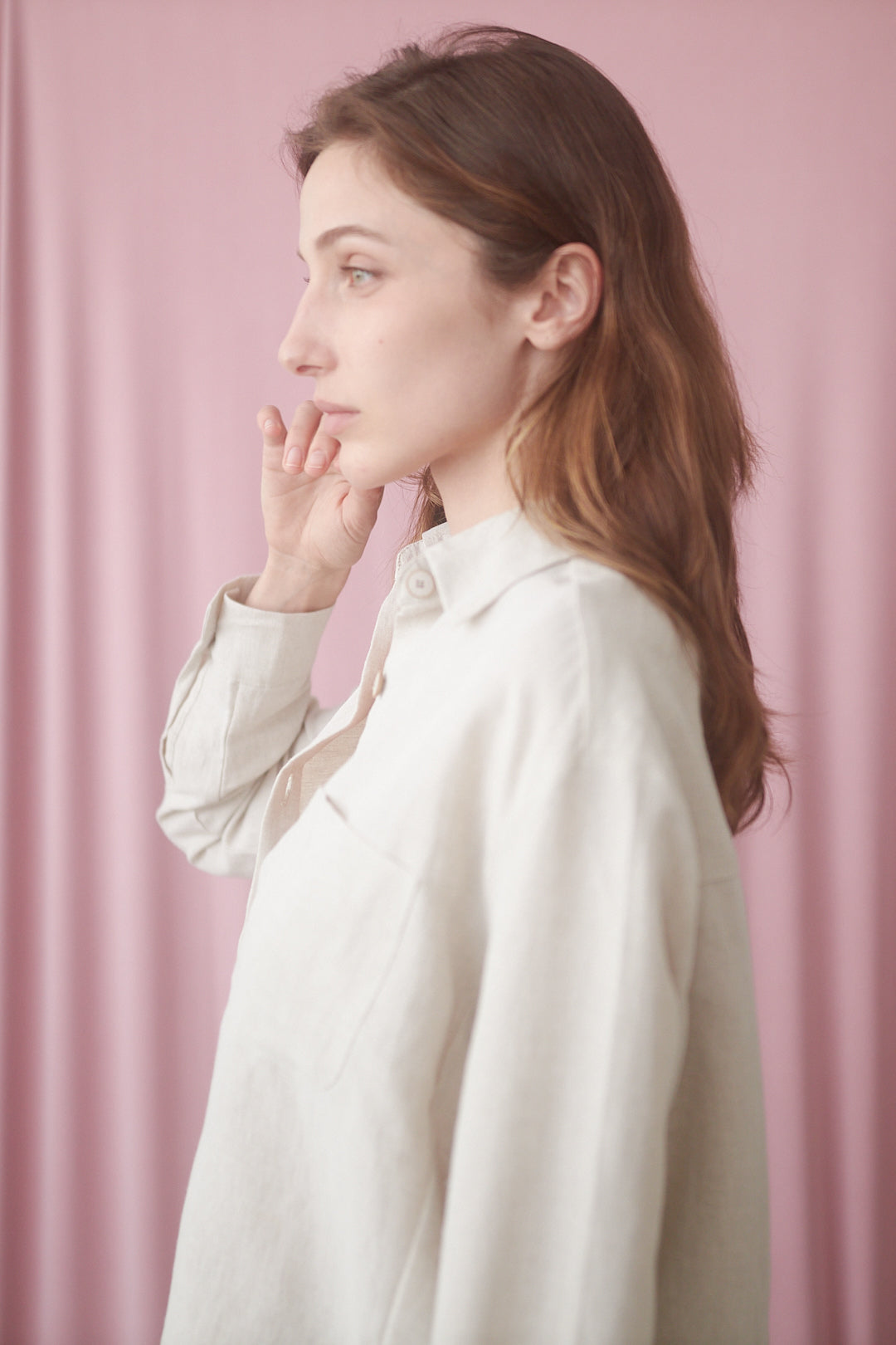 Natural Oversized Shirt - ARCHIVE SALE