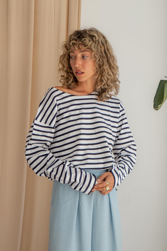 Stripe Organic Cotton Top - ARCHIVE SALE
