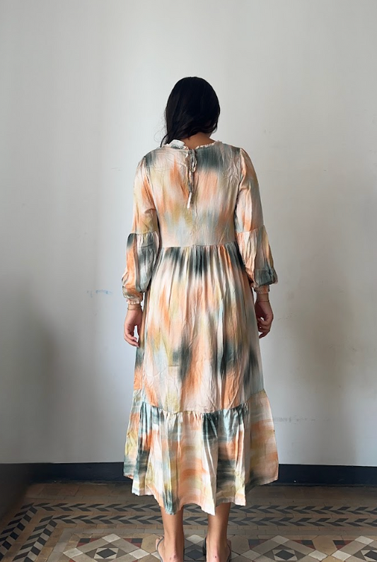 Printed Ecovero Maxi Dress - ARCHIVE SALE