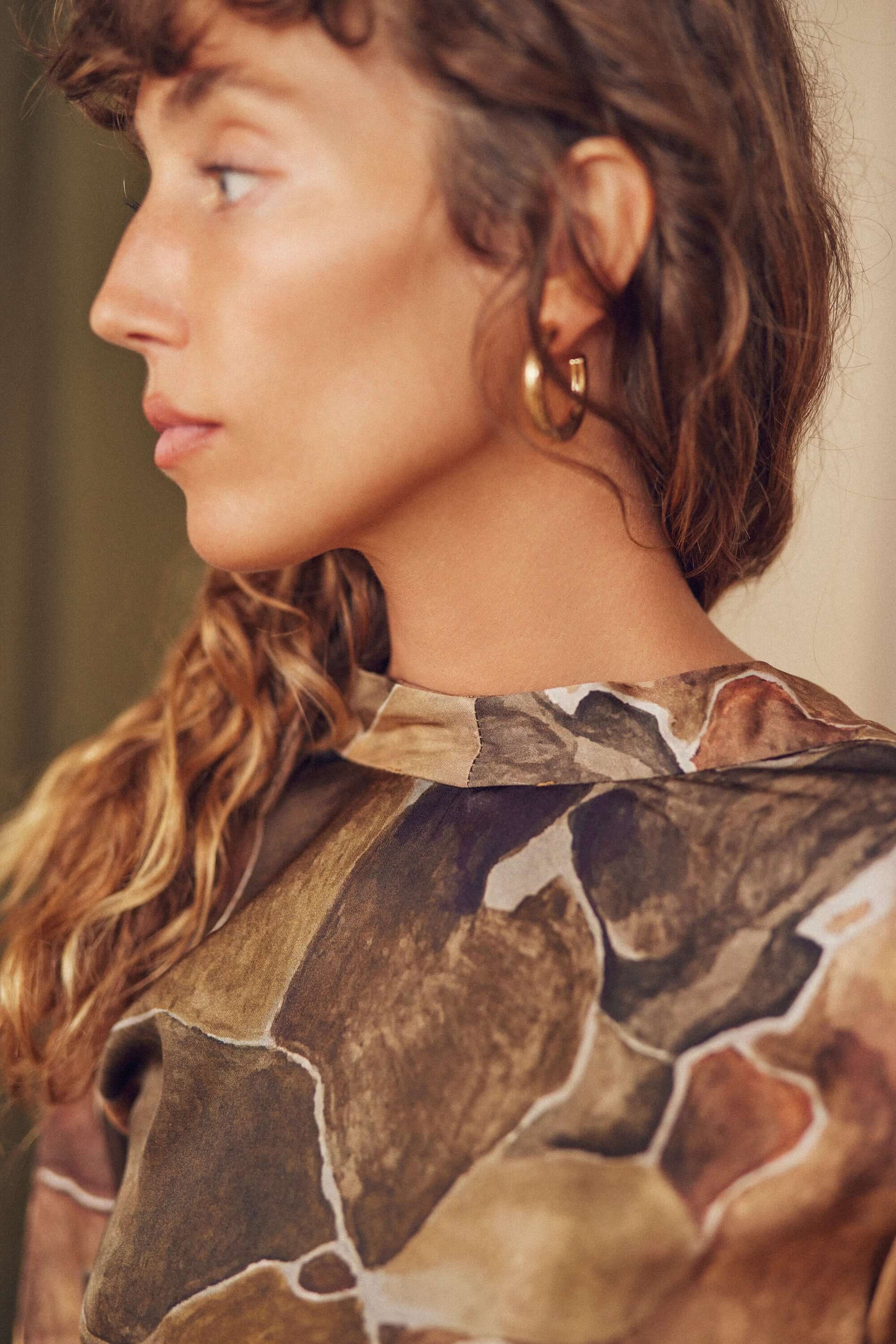 Printed Ecovero Multiway Dress | COSSAC