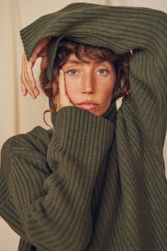 Recycled Wool Knit Sweater - ARCHIVE SALE
