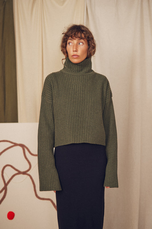 Recycled Wool Knit Sweater - ARCHIVE SALE