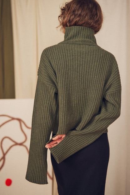 Recycled Wool Knit Sweater - ARCHIVE SALE