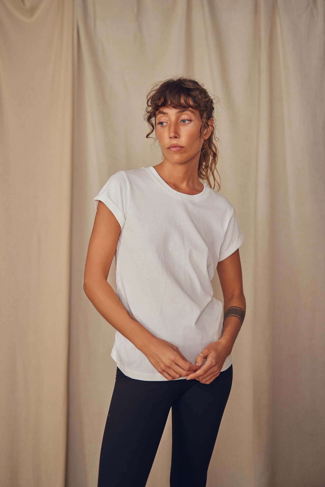 SHORT SLEEVE WHITE CLASSIC TEE | COSSAC