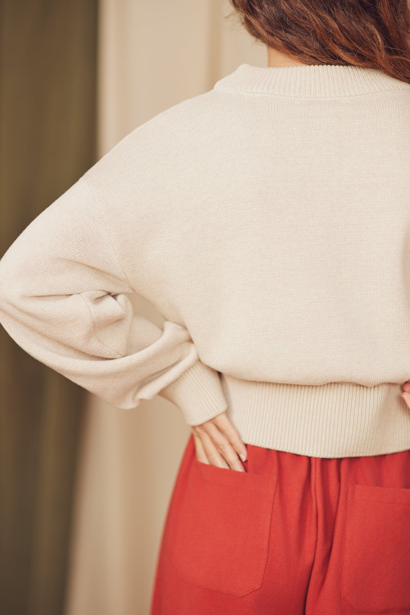 Jacquard Cotton Knit Sweater - ARCHIVE SALE