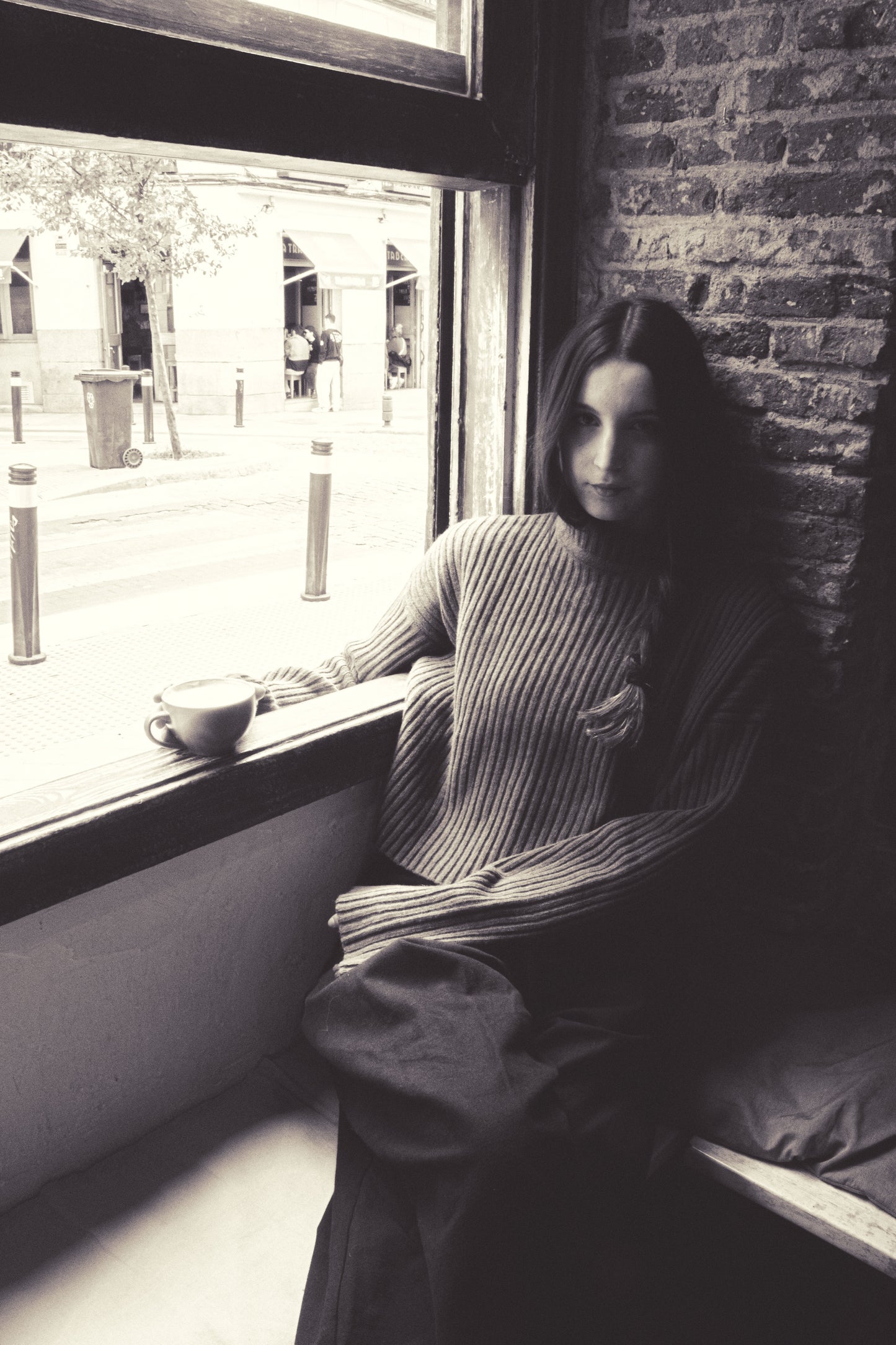 Khaki Heavy Knitted Wool Sweater